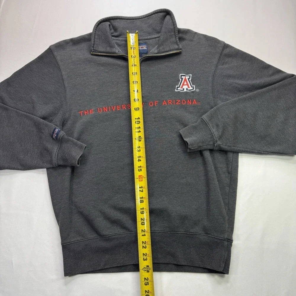 Vintage University of Arizona Pullover Jansport Sweatshirt 1/4 Zip Size Small 10